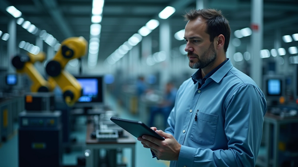 Otomotiv fabrikasında kalite kontrol sistemi çalışması