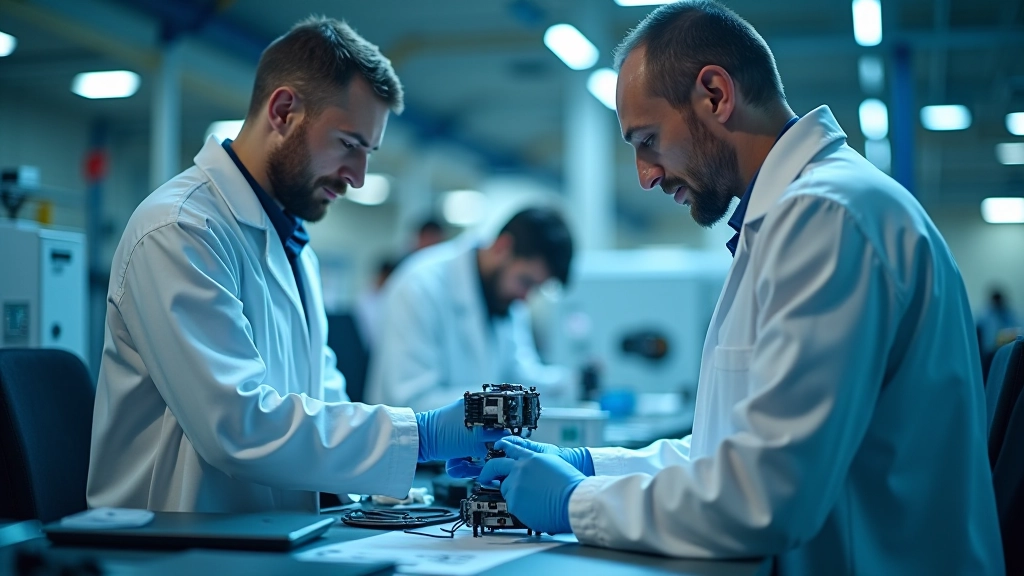 TÜBİTAK araştırma laboratuvarında robotik sistemler ve test cihazları