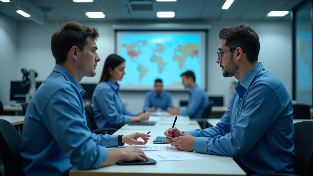 Teknisyenlerin robotik sistemleri öğrendiği TÜBİTAK destekli eğitim sınıfı, pratik eğitim ortamı